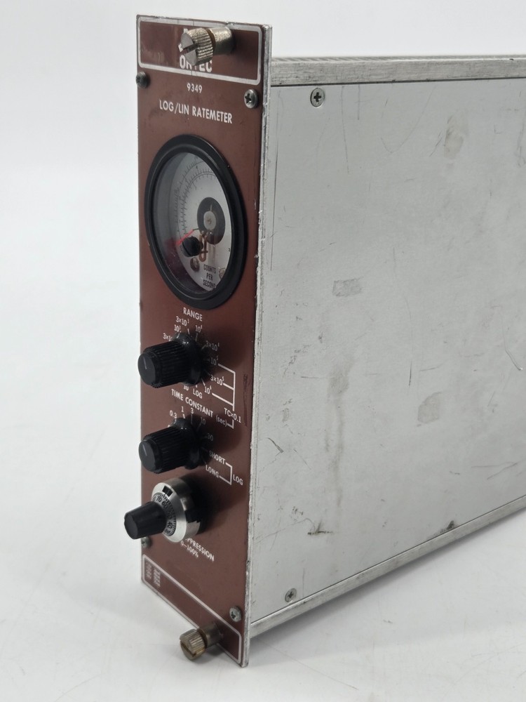 ORTEC 9349 Log/Lin Rate Meter NIM Bin Crate Module