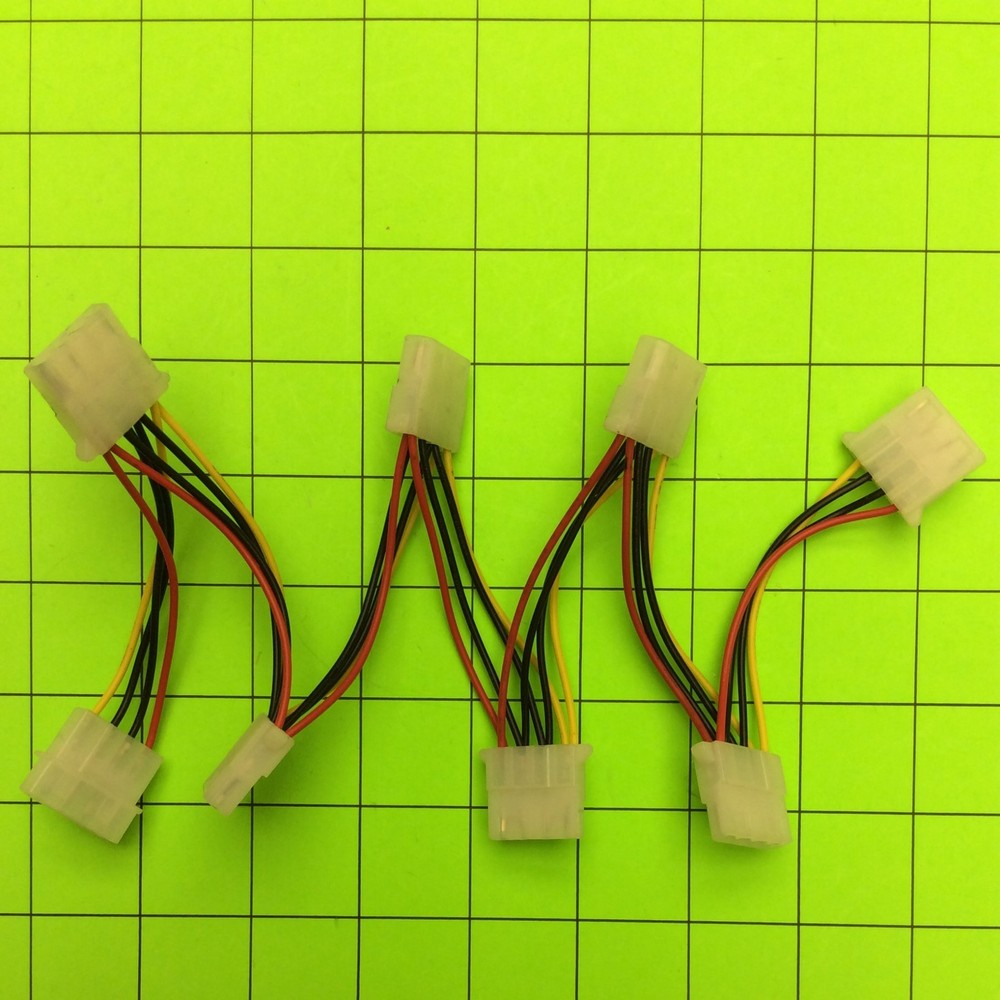 Desktop Computer C-PIT7 2235098 7 Plug Molex Power Splitter Cable Wire