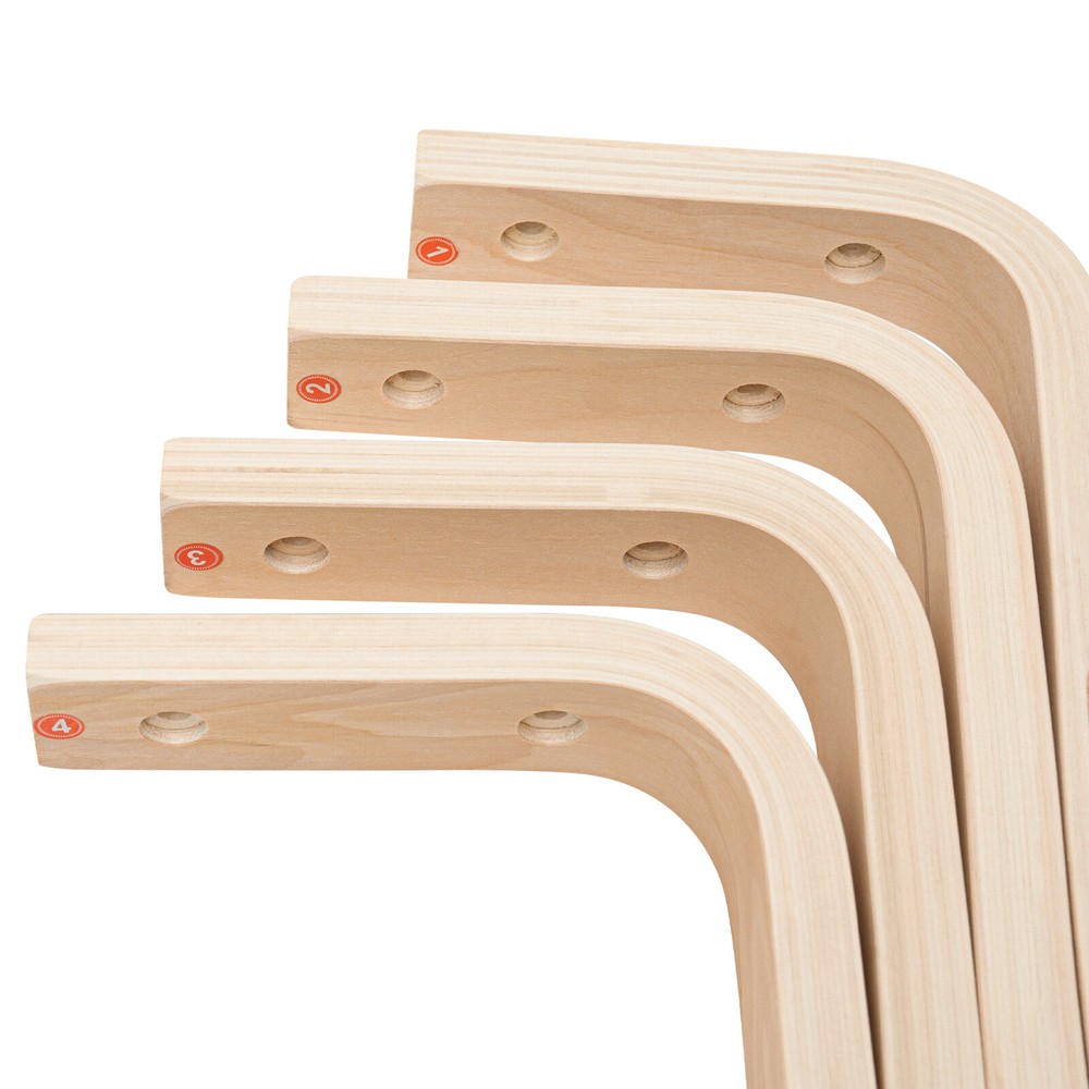 NEW Set of 8 Stacking Wooden Stools, Stackable Stools, Stackable Round Stools