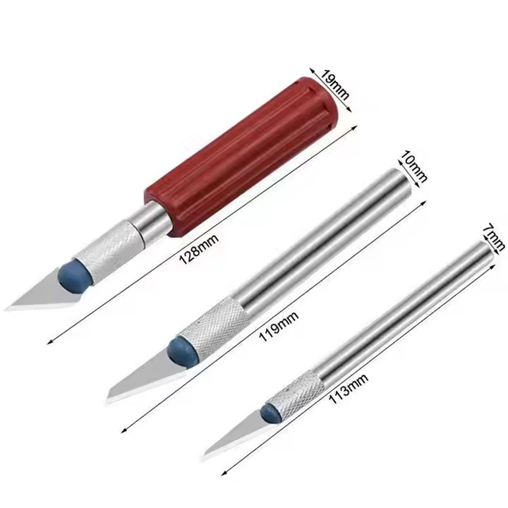 13-Piece Precision Knife Set Craft Cutting Tool Kit with Interchangeable Blades