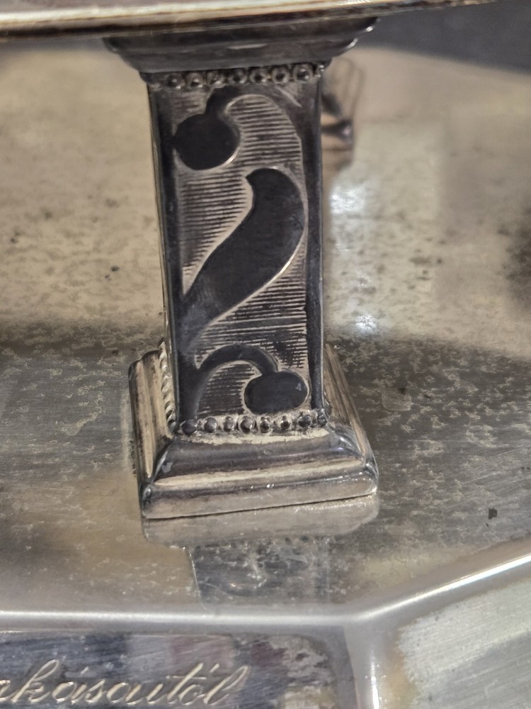 Emanuel Josef Margold Centerpiece Stand Lenk Austria c1913 Silverplate