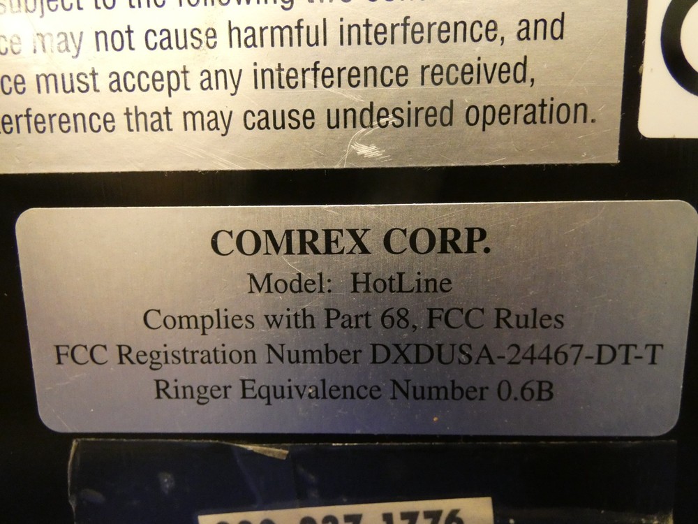 Comrex HotLine Audio Codec Digital Phone Line Broadcast Interface w/Power Supply