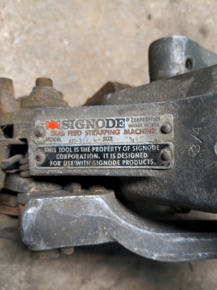 Signode AM -3/4 5/8-3/4" Strap Combination Steel Strapping Tool