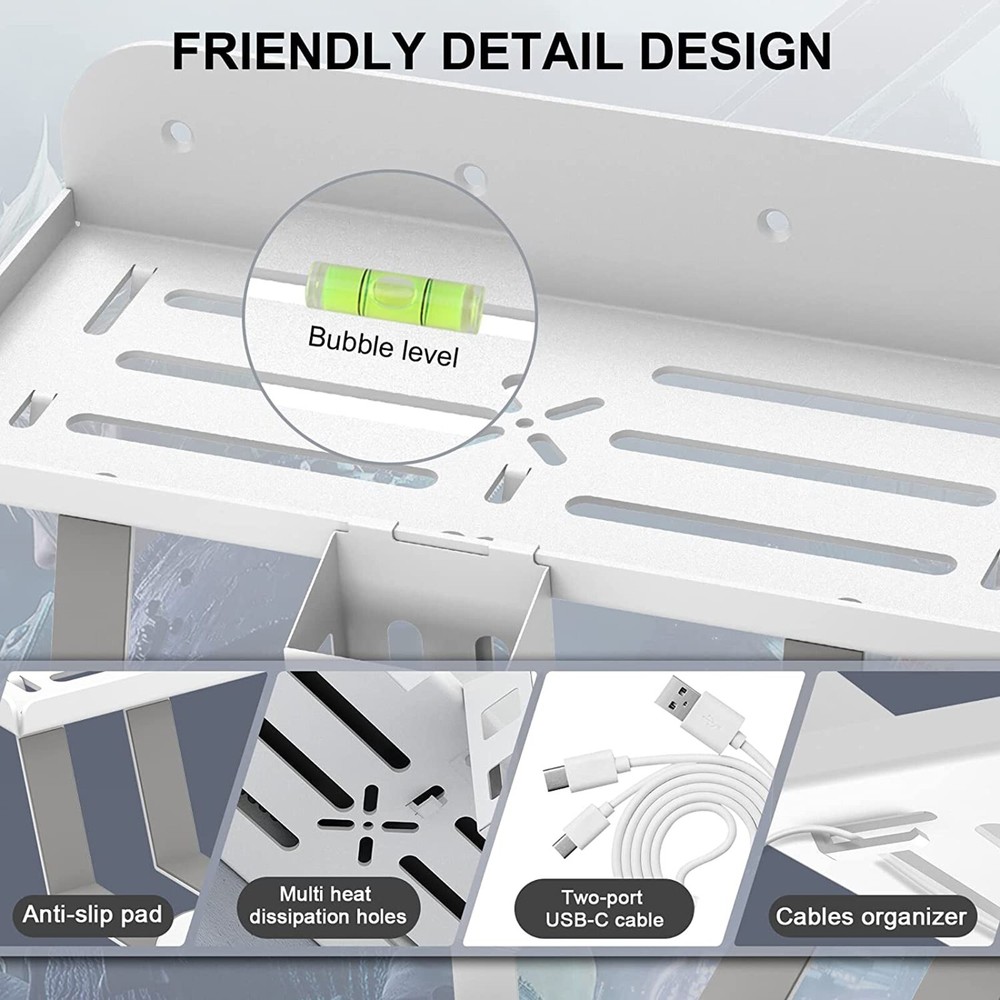 For PS5 Accessories Console Wall Mount Controller Headset Stand Remote Holder US