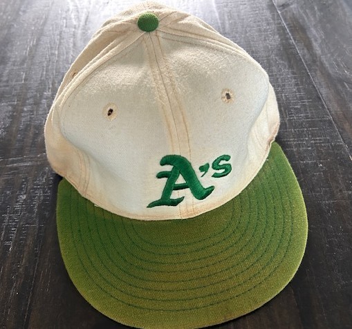 1972-74 Oakland A's World Series Champions Game Used Coaches Hat Jerry Adair #41