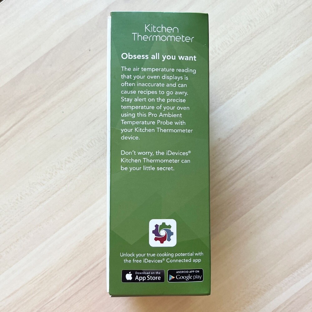 Bluetooth Smart KITCHEN THERMOMETER for Accurate Oven Air Temperature Reading