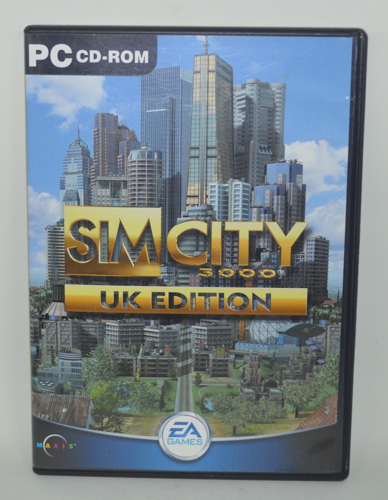 SimCity 3000 - UK Edition (PC CD).