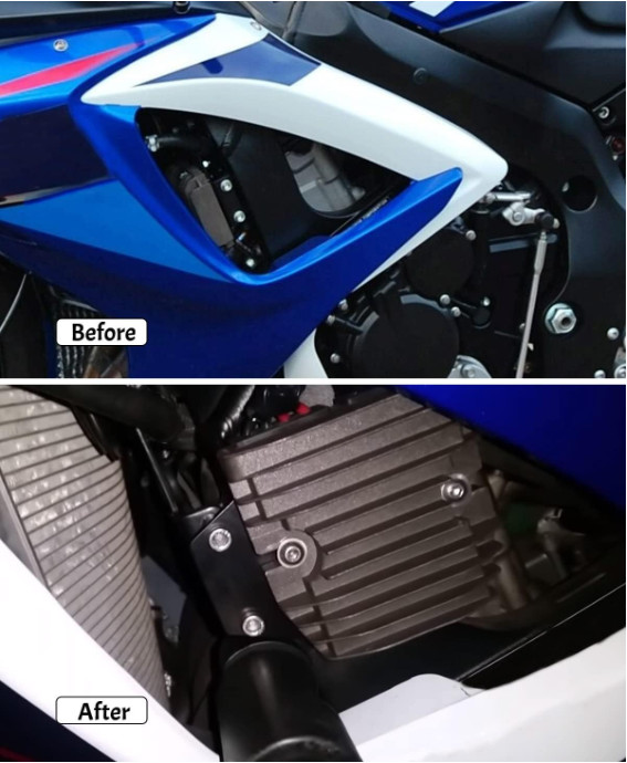 Rectifier Regulator Bracket Relocation Kit for Suzuki GSXR 600 750 2006-2007