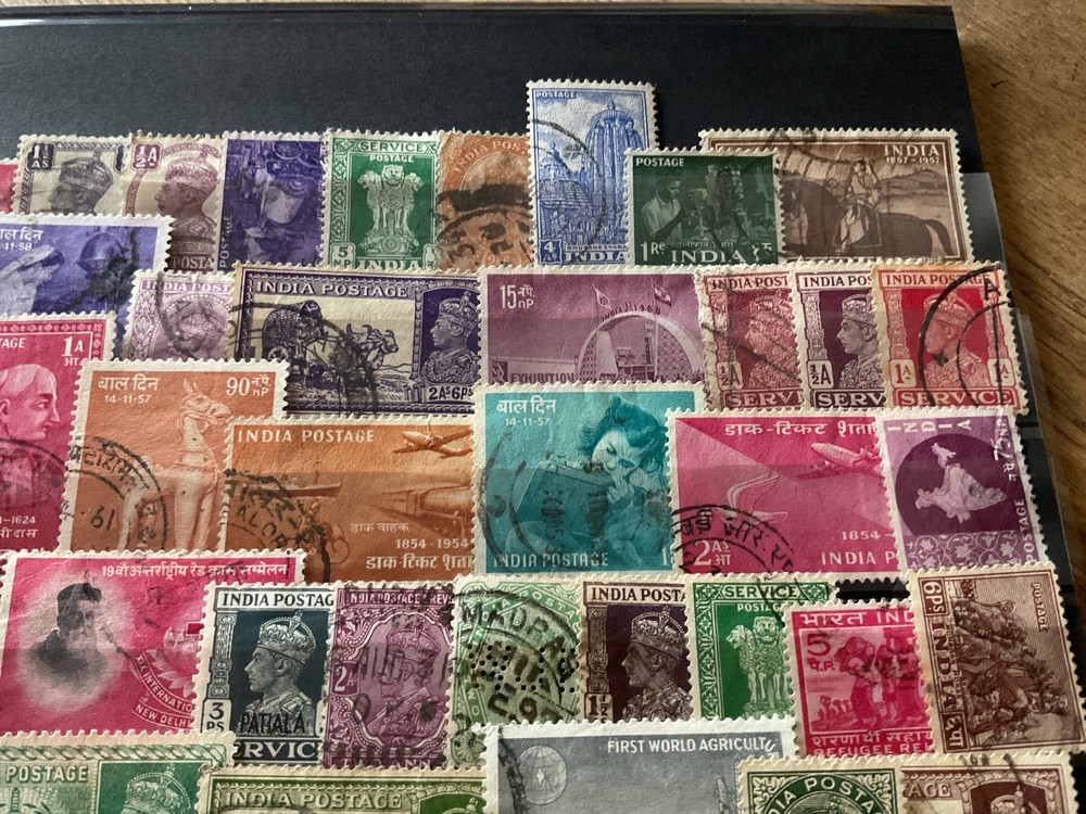 India mounted mint or used stamps B1817