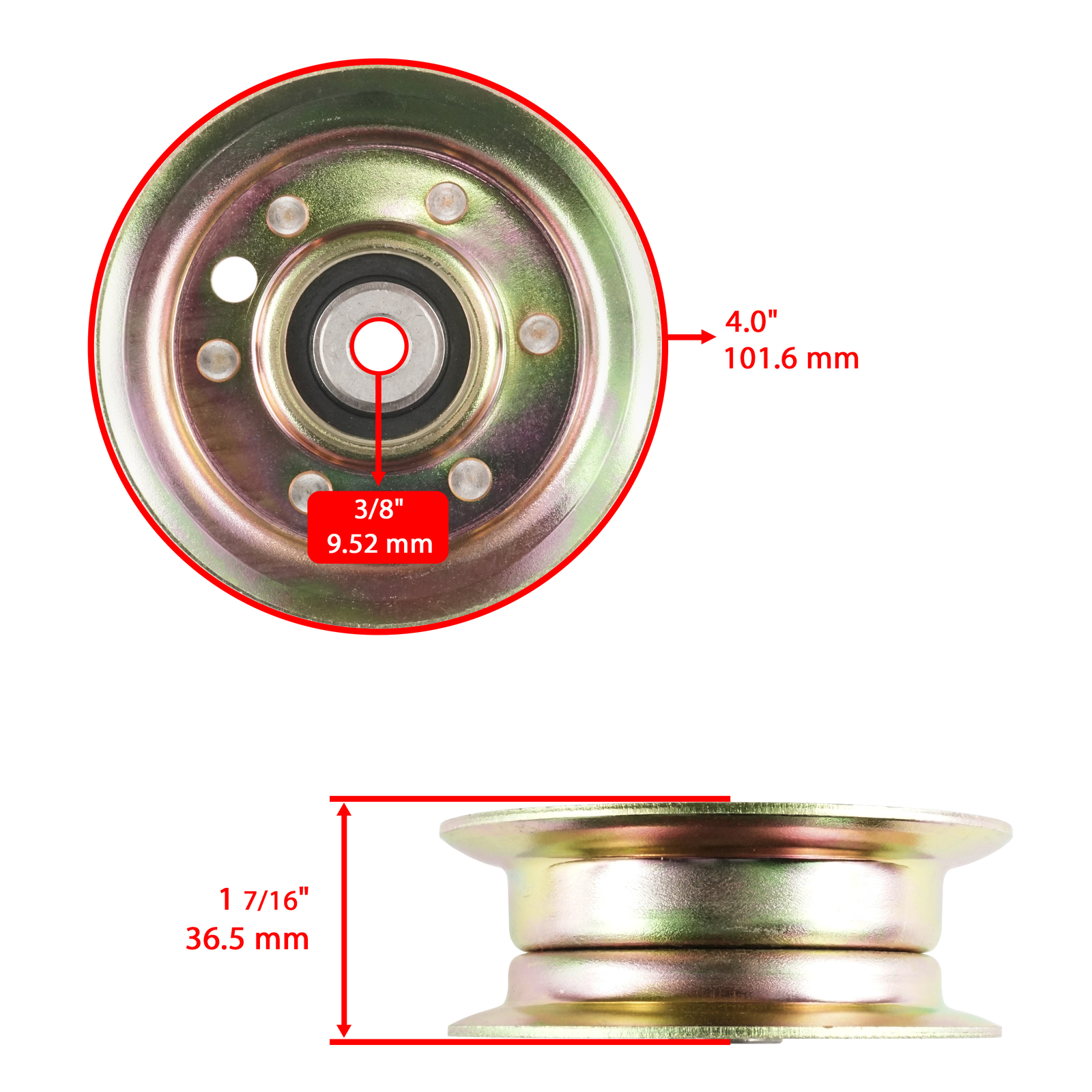 46" Deck Spindles Blade Belt Pulley Kit for Husqvarna YTH20K46 YTH22V46 YTH21K46
