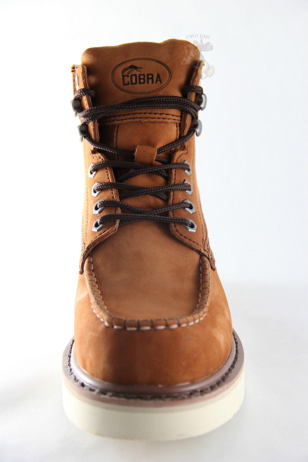 Cobra C11M Men's Brown Leather Work Boot, New with Box