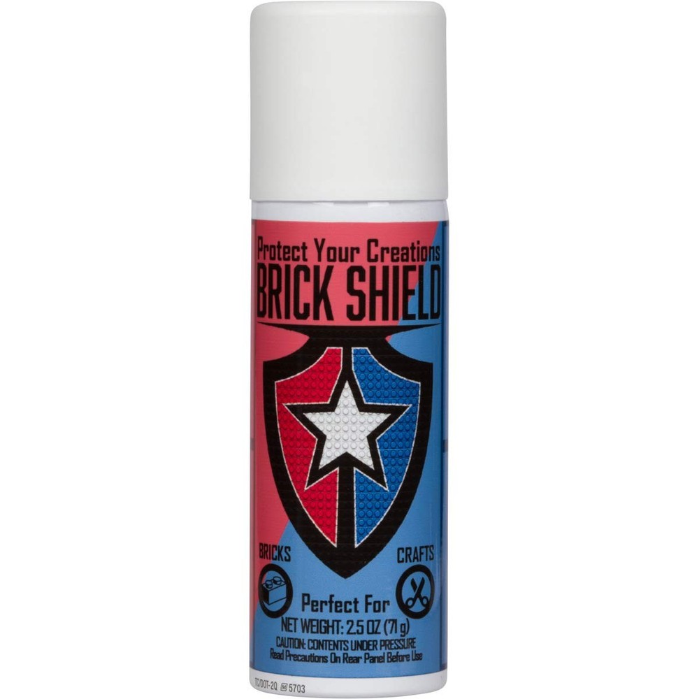 BrickShield Plastic Adhesive Spray Glue - Temporary 2.5oz, Clear