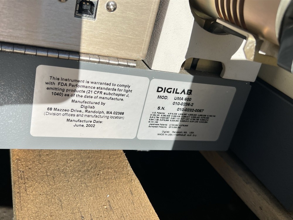 Digilab UMA 600 Lab Instrument