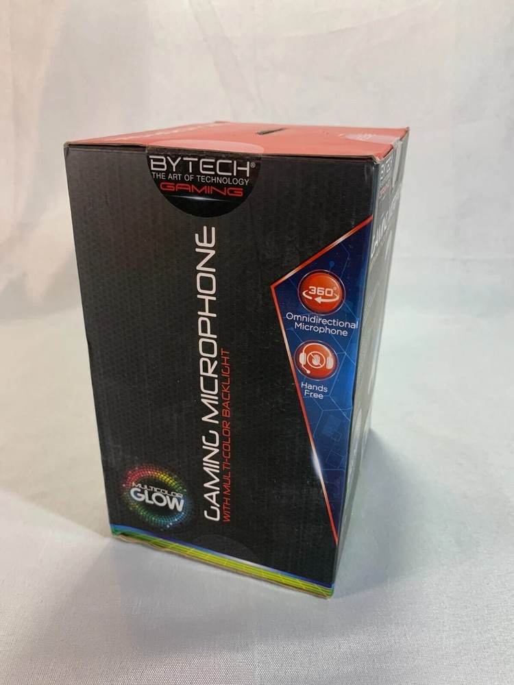 Bytech Adjustable Gaming microphone - new- Multi Color Backlight Hands Free