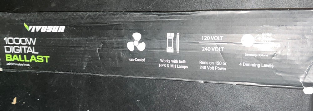 Vivosun 1000W DIGITAL DIMMABLE ELECTRONIC BALLAST FOR HYDROPONICS