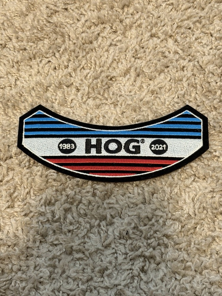 Harley Davidson HOG 1983-2021 Anniversary Patch