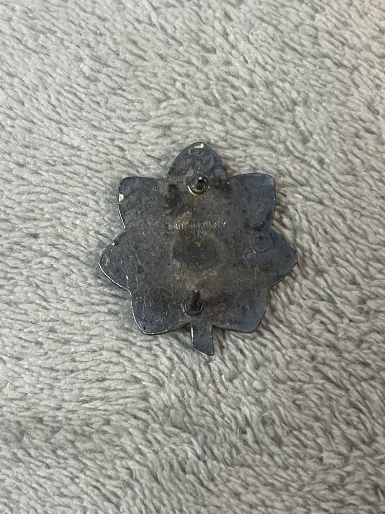 Sterling Silver Lieutenant Colonel Rank 2 Pronged Insignia Pin !!