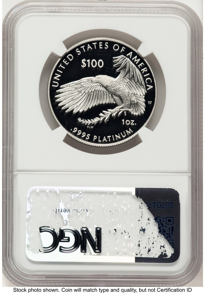 2023-W Proof Platinum Eagle 1 oz Brown Label NGC PF70