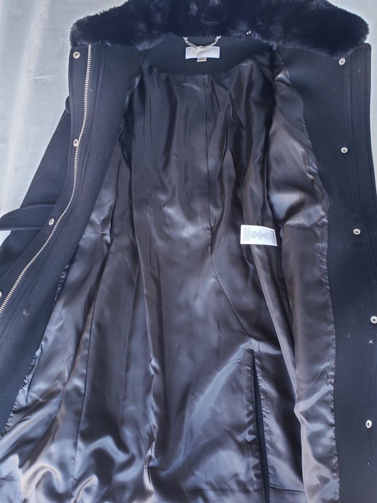 Michael Kors Long OverCoat Black