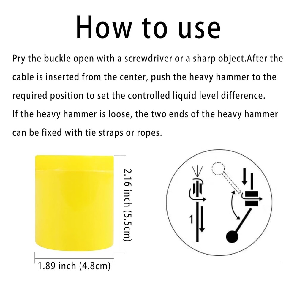 Float Switch, 220V 16A Waterproof Tethered Float Switch & Liquid Level Contro...