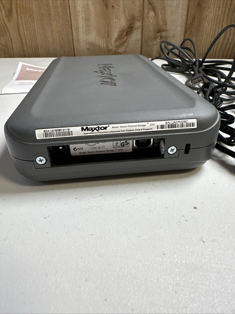 Master Basics Personal Storage 3200 USB External Hard Drive