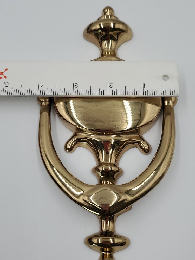 Things Remembered "FERRELL" Polished Solid Brass Door Knocker & Hardware SPAIN