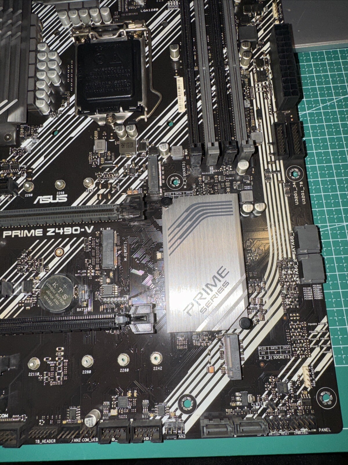 ASUS PRIME Z490-V Motherboard Intel Z490 DDR4 LGA 1200 ATX w/ IO Shield (Tested)