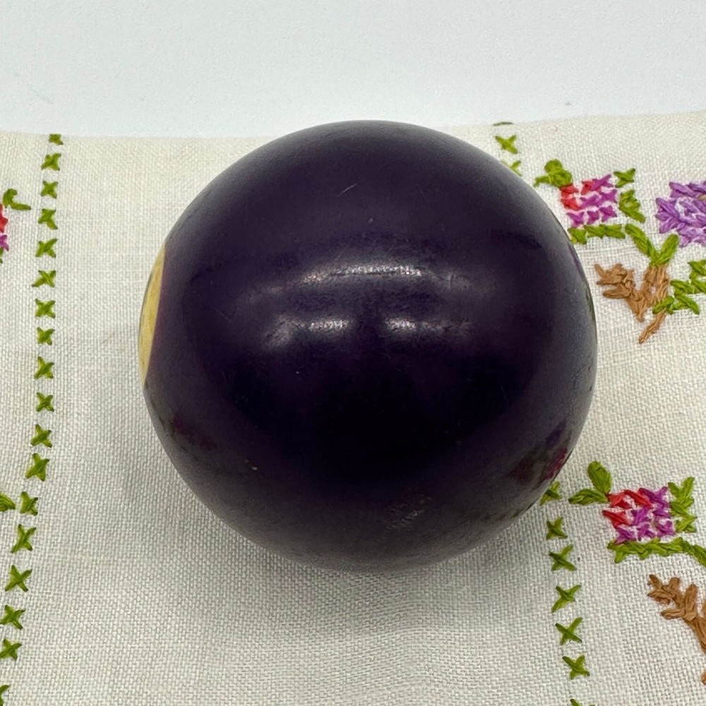 Vintage Billiard Ball Pool 4 Solid Purple Replacement Table Game Man Cave Decor