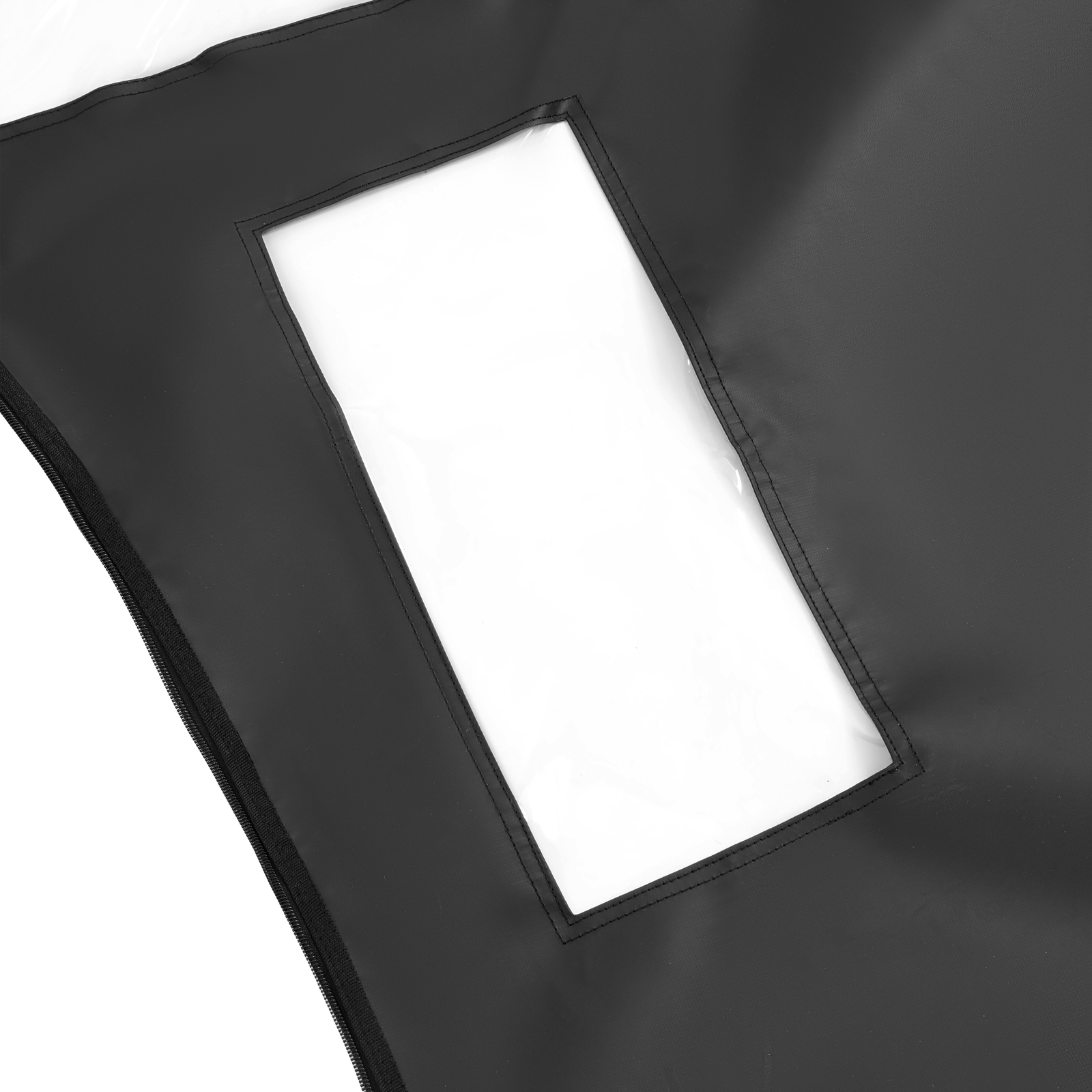 Black+Clear Soft Door UTV Cab Enclosure For 15 Kawasaki Mule 600 610 4x4 XC