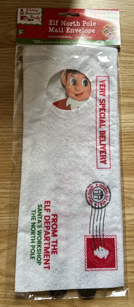 Arrival North Pole mail envelope Decoration