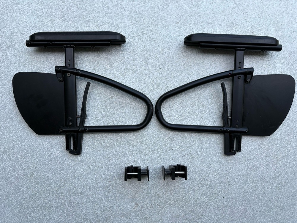 Tilite Wheelchair armrests with mounting brackets.