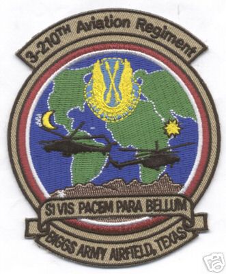 3-210th AVIATION REGIMENT patch