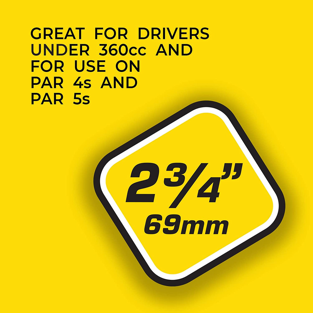 2-3/4" Wood Golf Tees Step Depth Control 50 Count