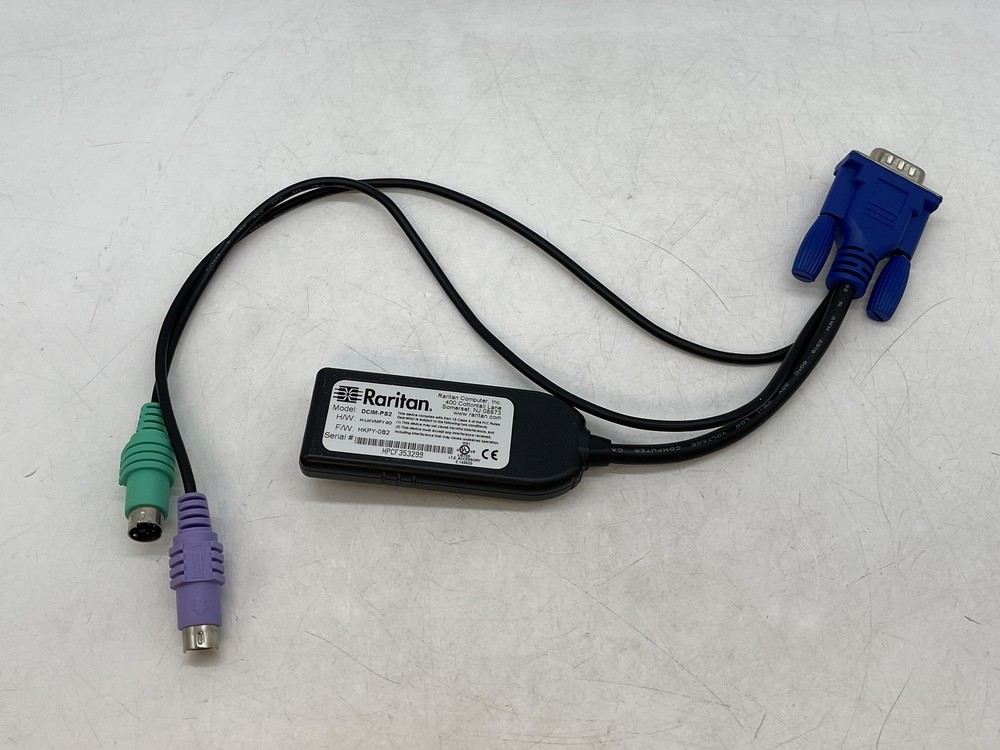 Raritan Dominion DCIM-PS2 Computer Interface Module KVM Extender VGA FREE S/H