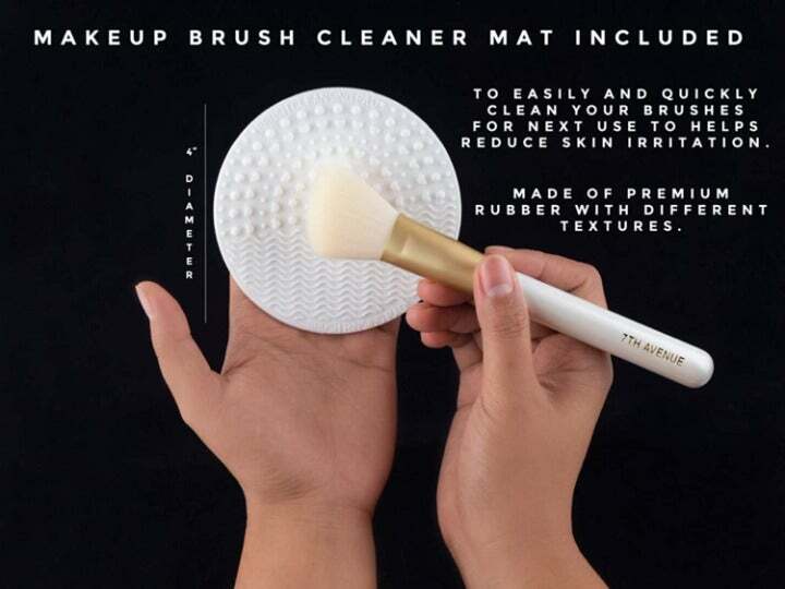 7th Avenue 12 Pcs Makeup Brush Set