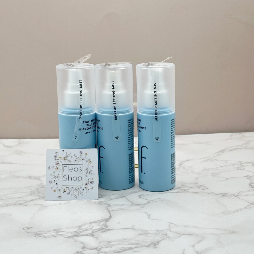 ELF Stay All Day Blue Light Micro-Fine Setting Mist 3-pack - Sealed