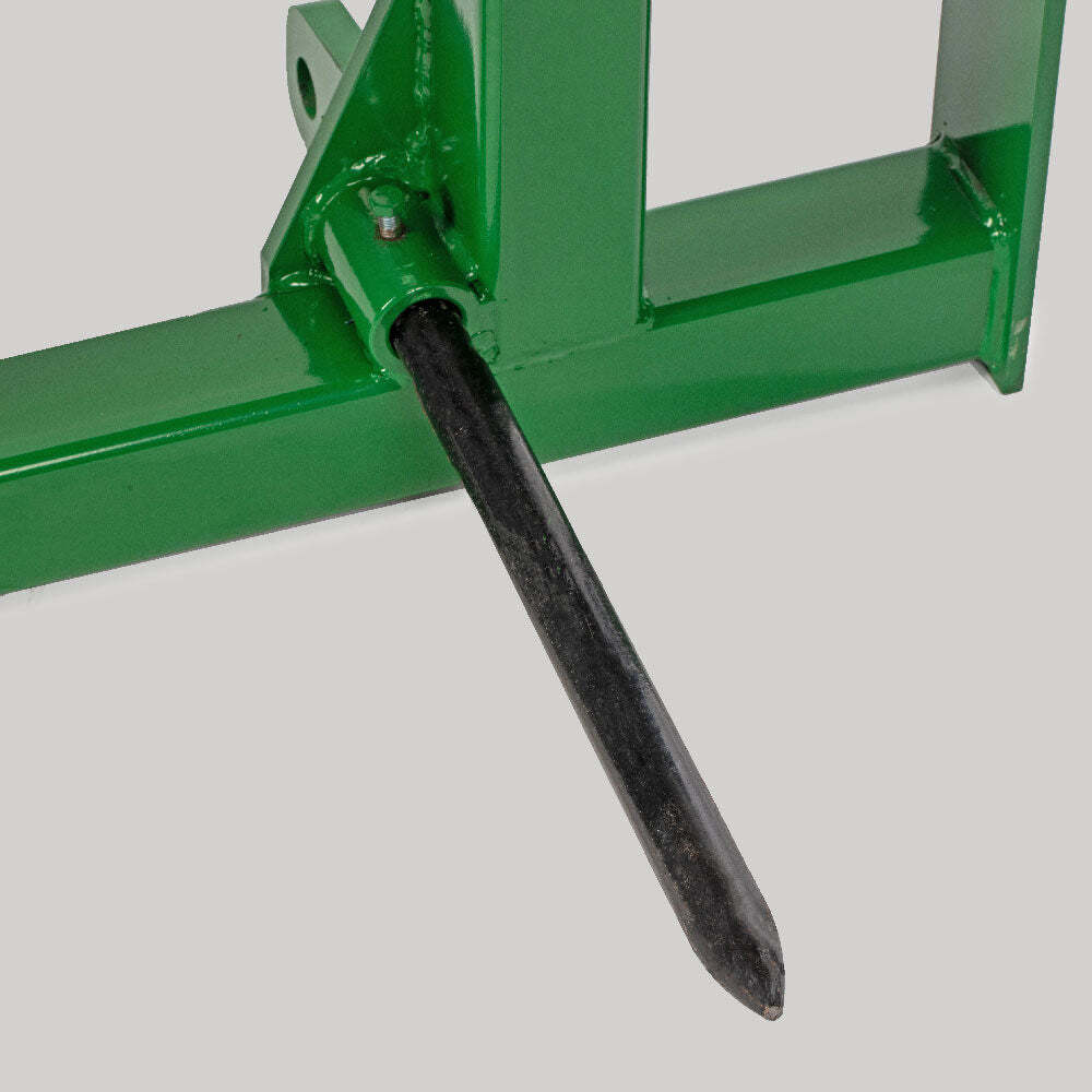 Titan Attachments Green Global Euro Hay Frame Attachment with 49" Hay Spear