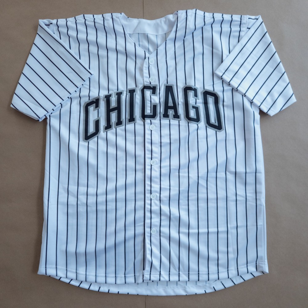 Colson Montgomery Signed Custom White Sox Pinstriped White Jersey | Beckett COA