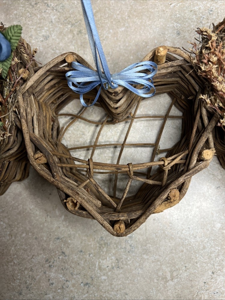 Cottage Core Handwoven Grapevine Hearts
