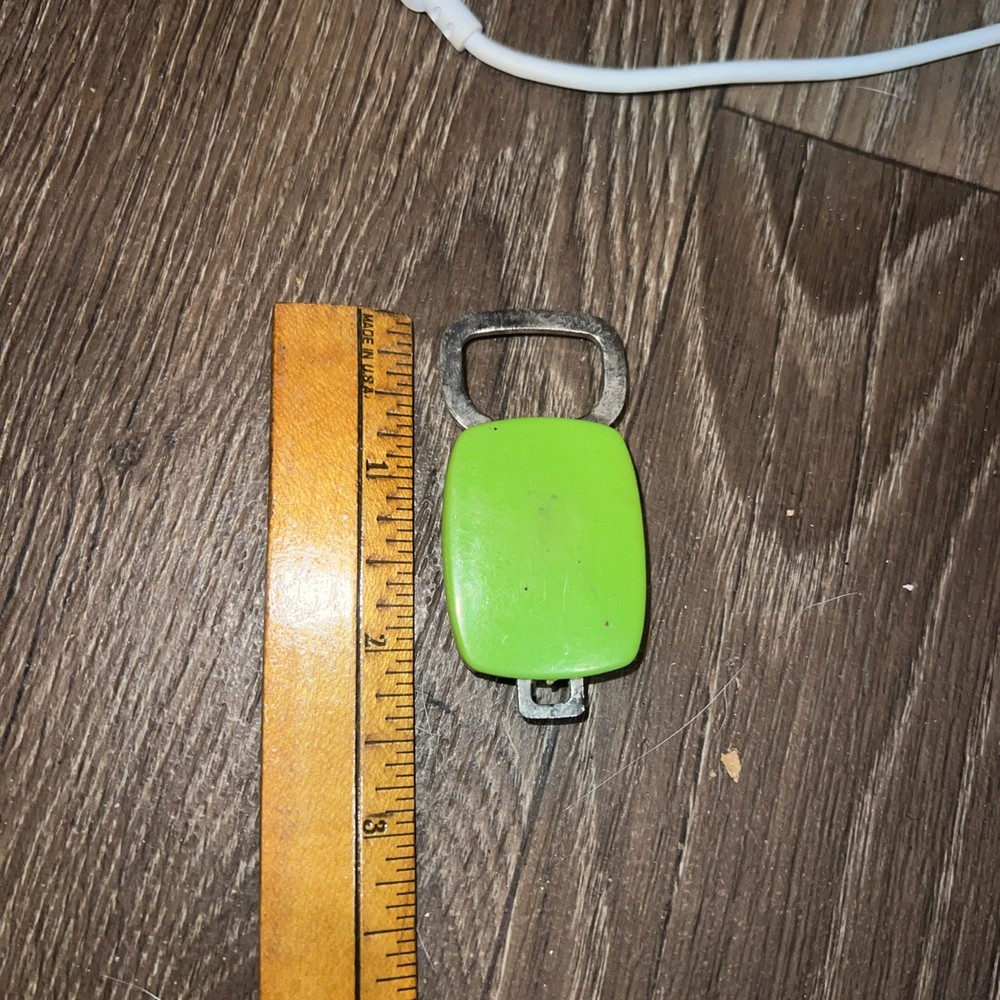 Vintage Buick Keychain Green Plastic