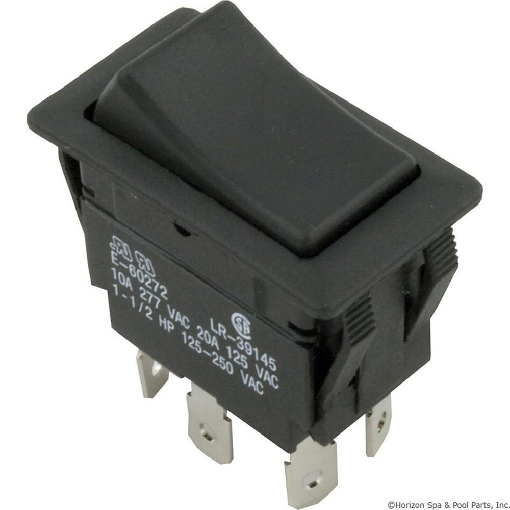 Rocker Switch, DPDT, 230v