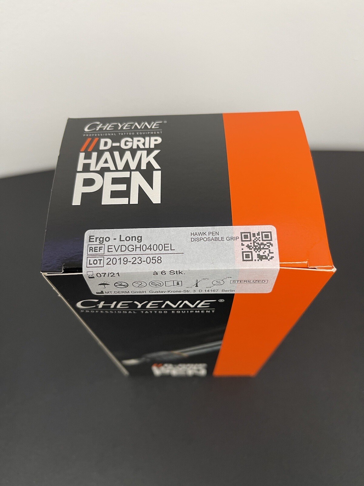Cheyenne Ergo Long D-grip Hawk Pen Box Of 6