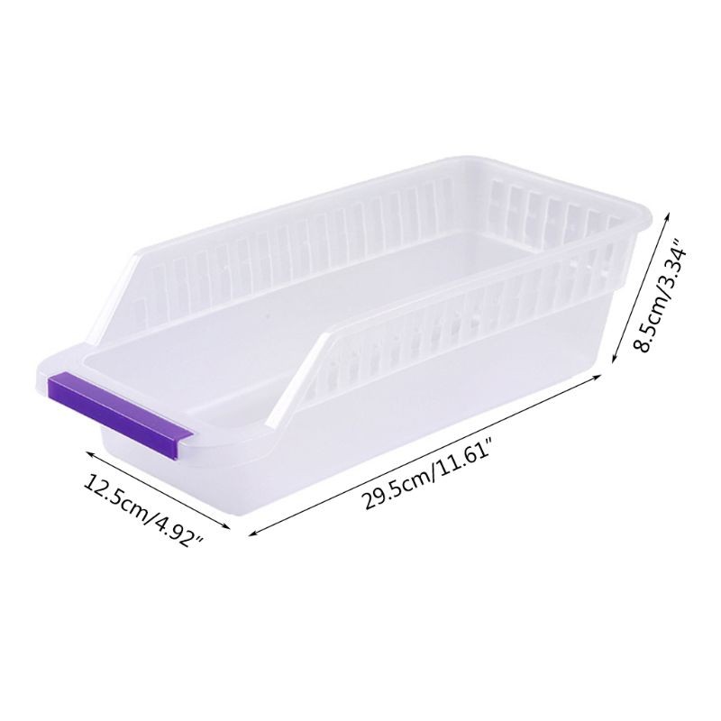 Kitchen Fridge Containers Space-saving Trays for Freezer Holder Sink Basket