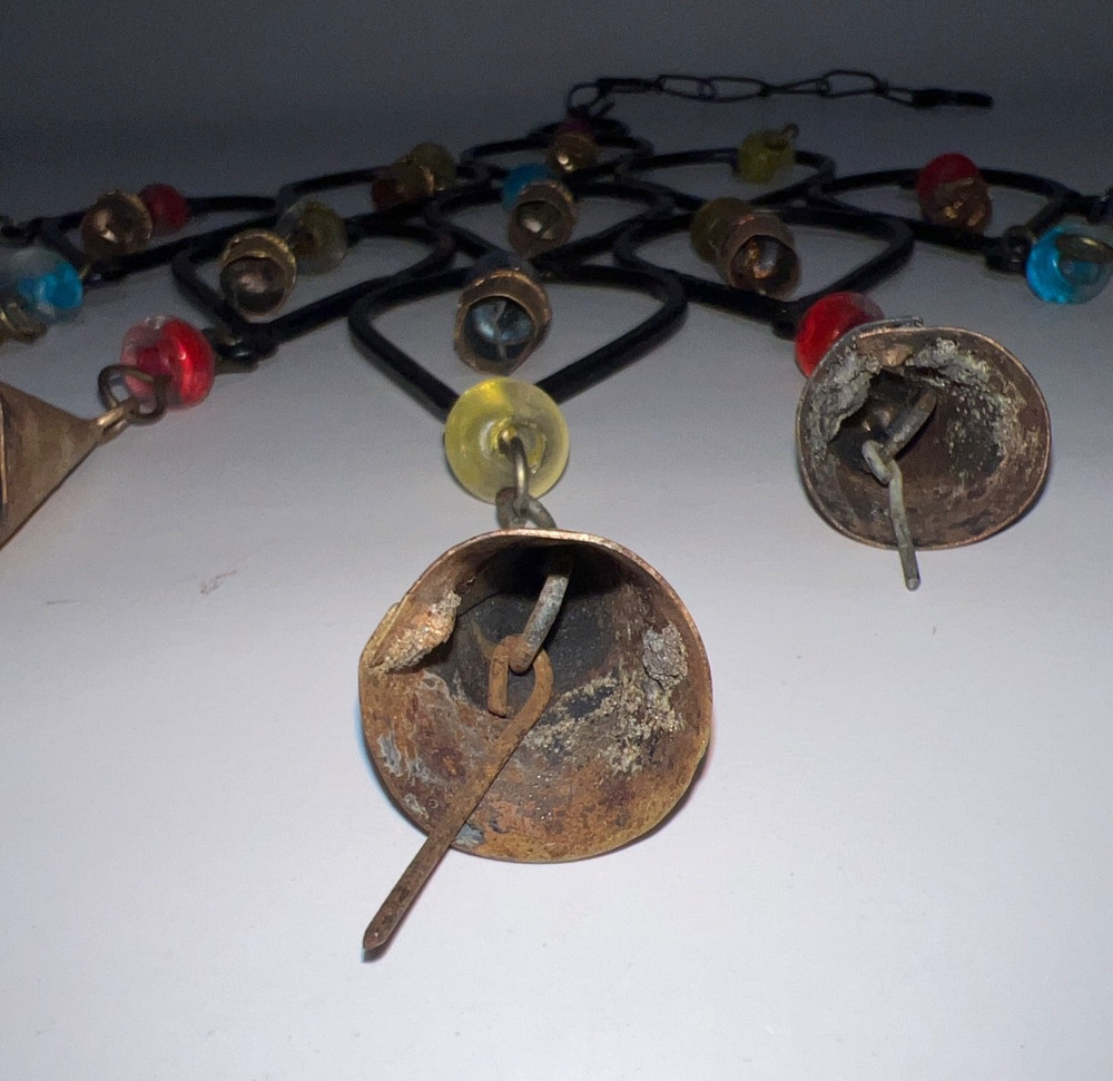 Metal Copper Bells Wind Chimes - Missing Two Bells