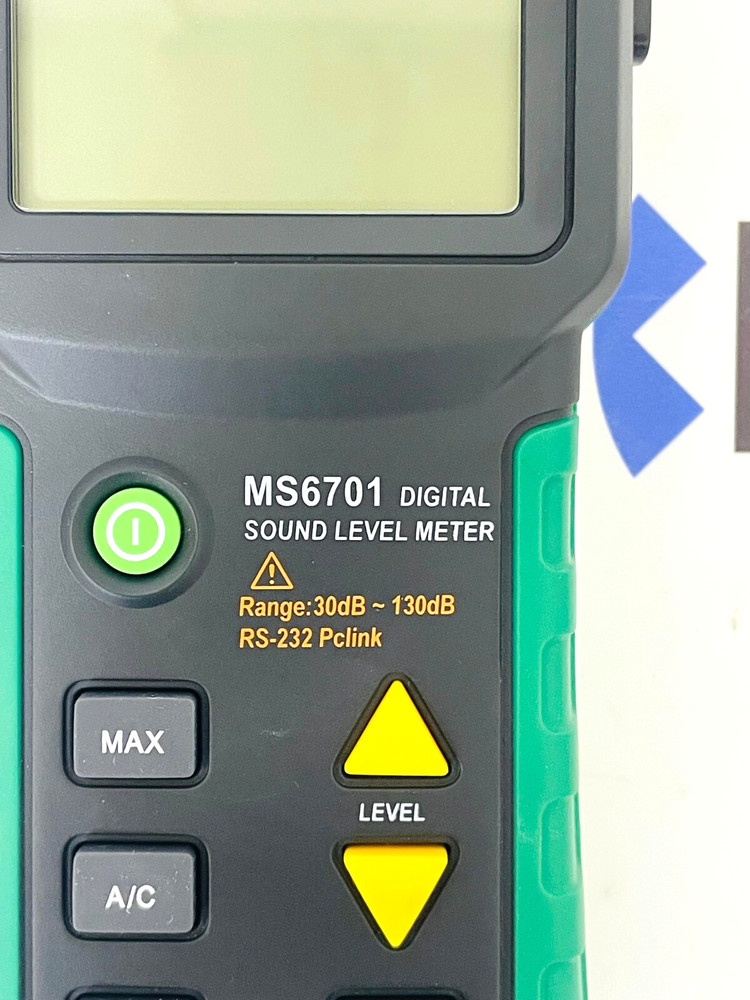 MASTECH MS6701 Digital Sound Level Meter