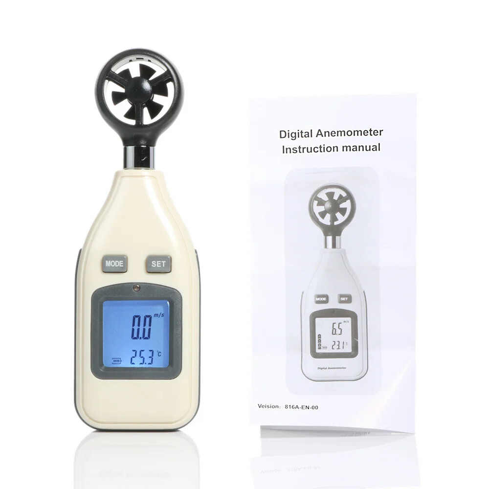 Gm816A Portable Anemometer High Precision Anemometer Wind Temperature Meter