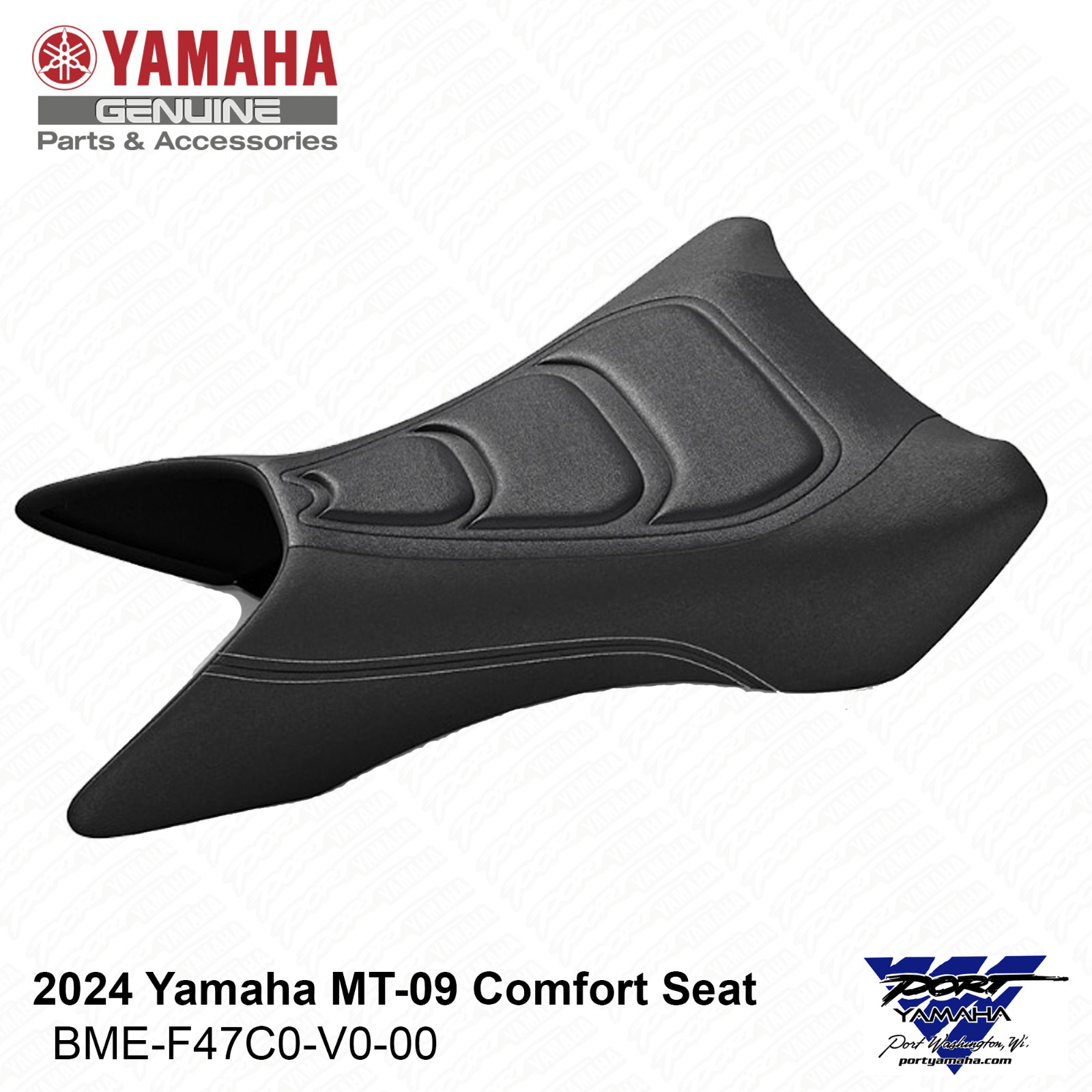 OEM Yamaha 2024-26 MT09 MT-09 MT 09 Comfort Seat for Rider Front BME-F47C0-V0-00