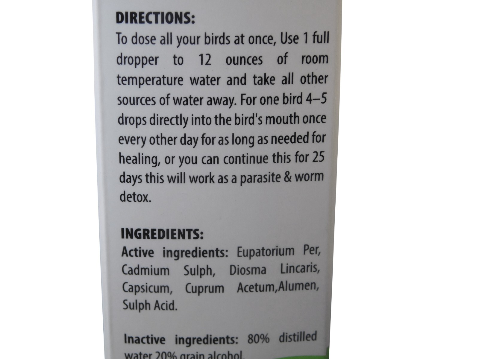 Natural Chicken Antibiotic. A natural alternative.