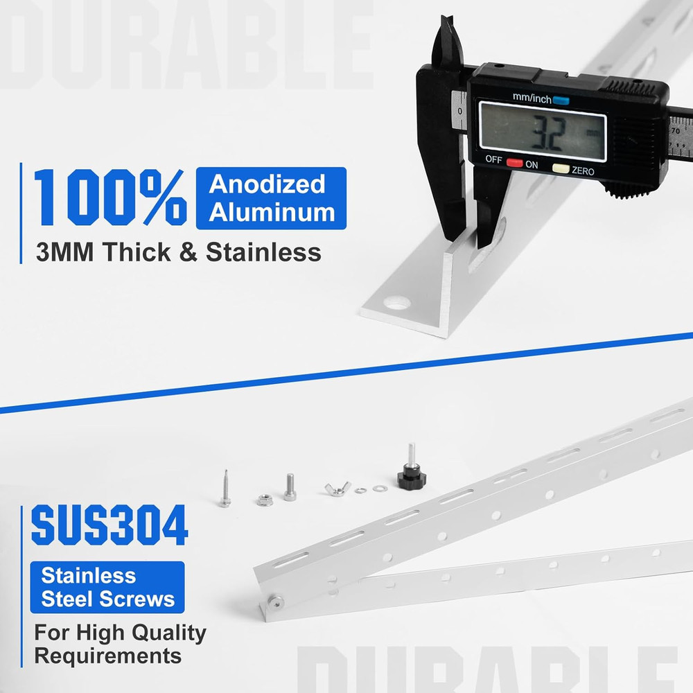 2 Sets 45Inch Solar Panel Mount Brackets Adjustable Tilt Mount Brackets, Suitabl