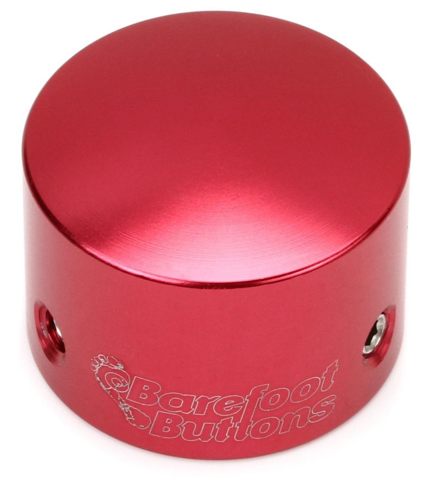 Barefoot Buttons V1 Tallboy Footswitch Cap - Red (3-pack) Bundle